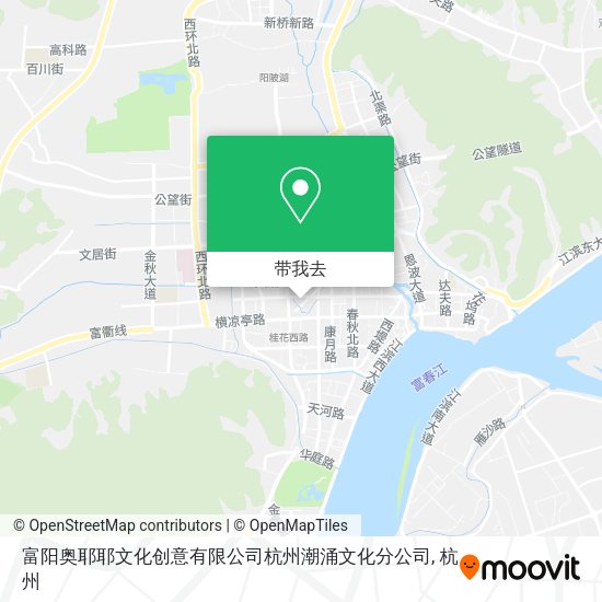 富阳奥耶耶文化创意有限公司杭州潮涌文化分公司地图