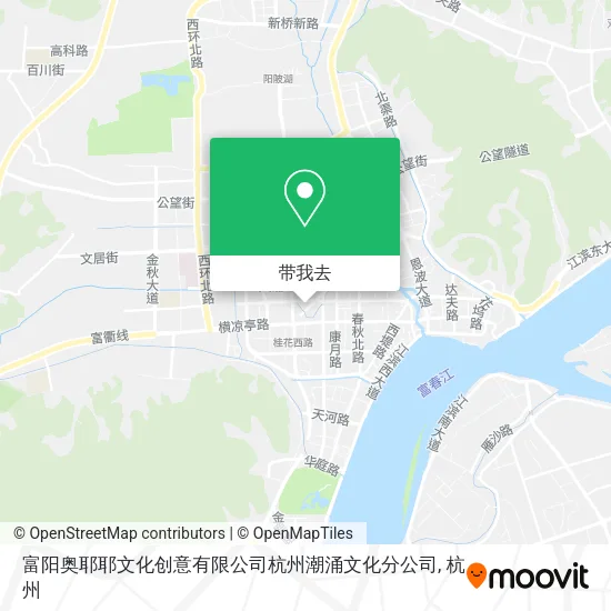 富阳奥耶耶文化创意有限公司杭州潮涌文化分公司地图