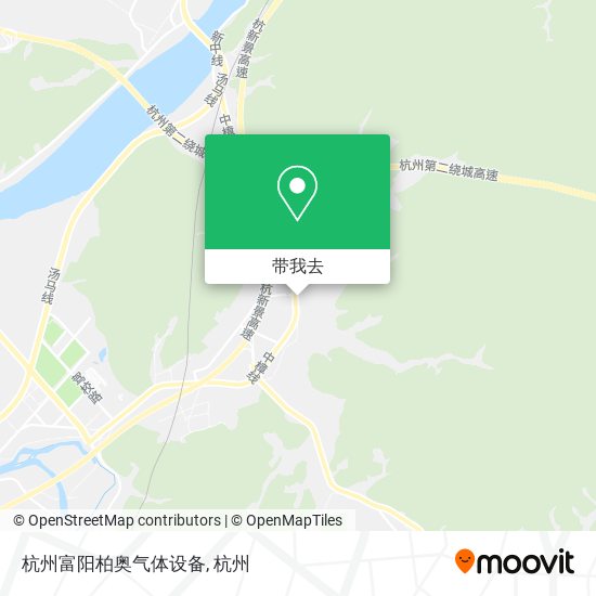 杭州富阳柏奥气体设备地图
