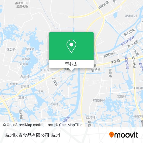 杭州味泰食品有限公司地图