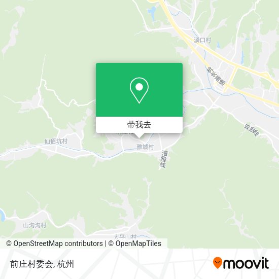 前庄村委会地图