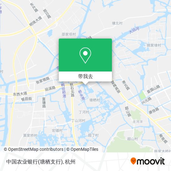 中国农业银行(塘栖支行)地图