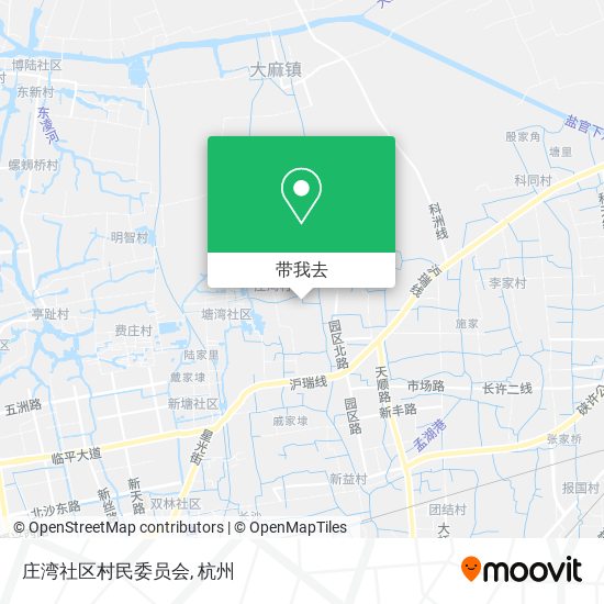 庄湾社区村民委员会地图