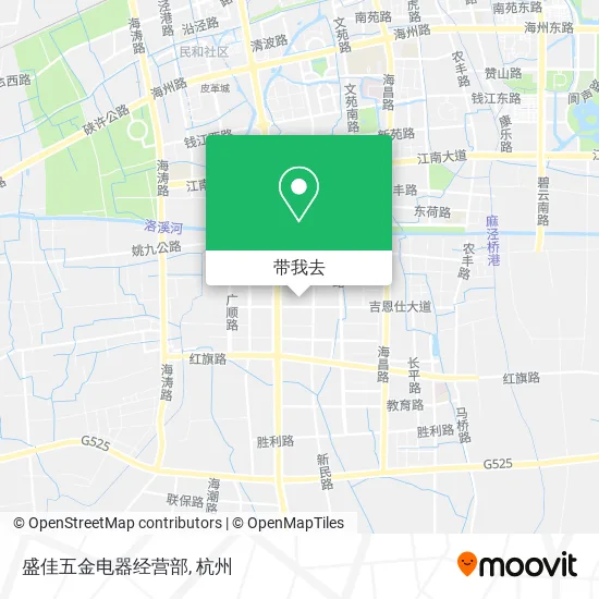盛佳五金电器经营部地图