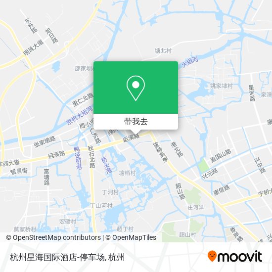 杭州星海国际酒店-停车场地图