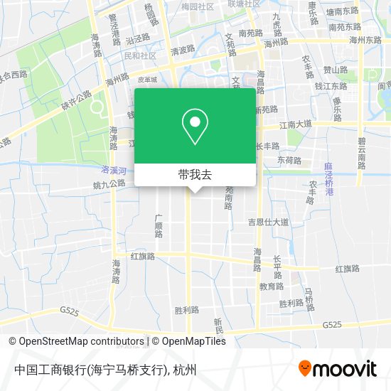 中国工商银行(海宁马桥支行)地图