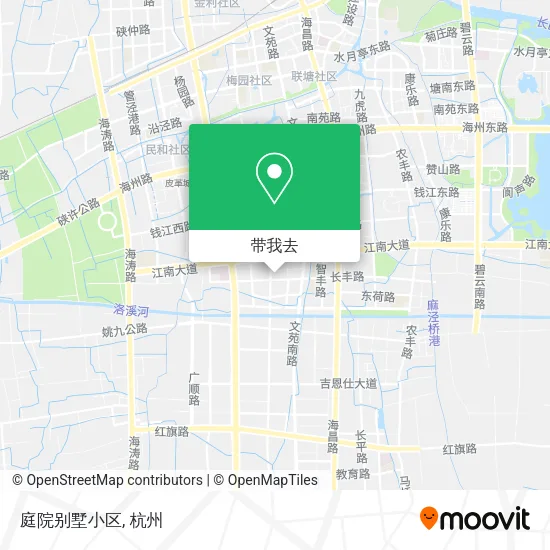 庭院别墅小区地图