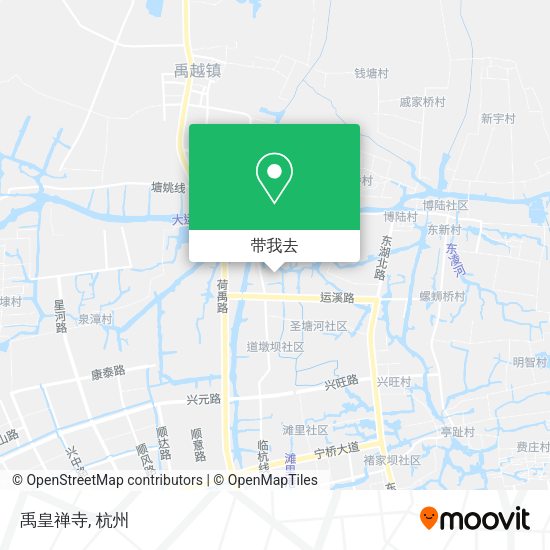 禹皇禅寺地图