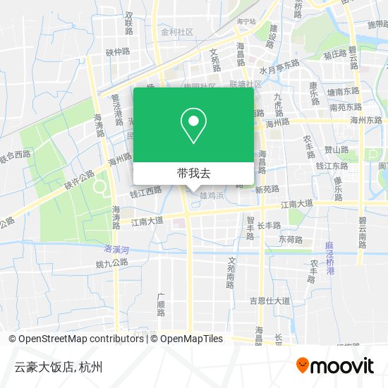 云豪大饭店地图