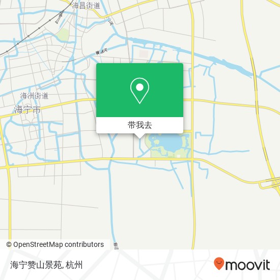 海宁赞山景苑地图