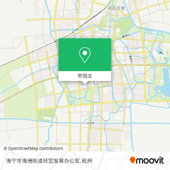 海宁市海洲街道经贸发展办公室地图