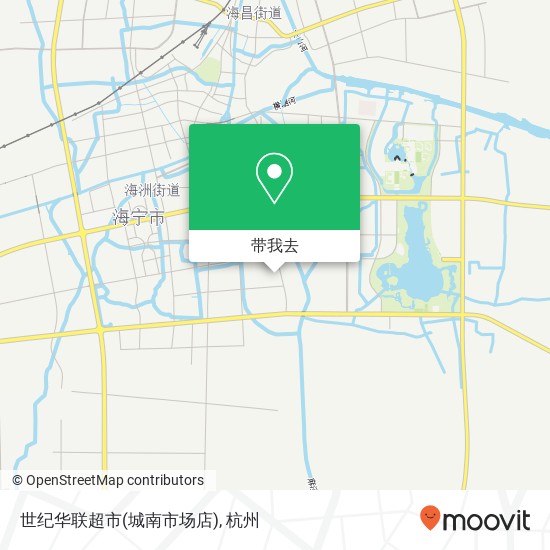 世纪华联超市(城南市场店)地图