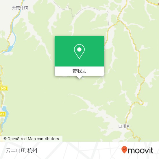云丰山庄地图
