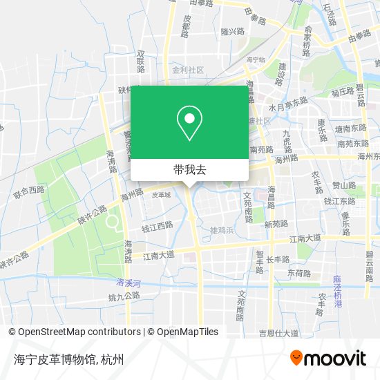 海宁皮革博物馆地图