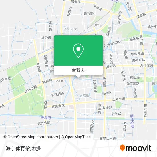 海宁体育馆地图