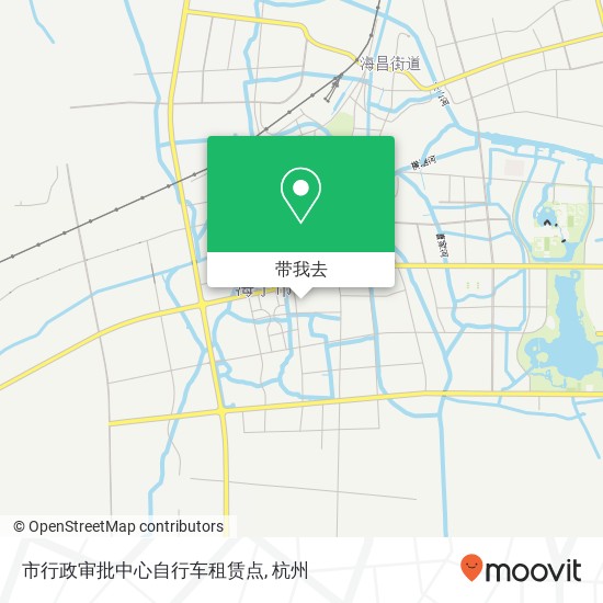 市行政审批中心自行车租赁点地图