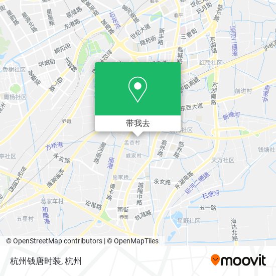 杭州钱唐时装地图