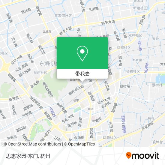 思惠家园-东门地图