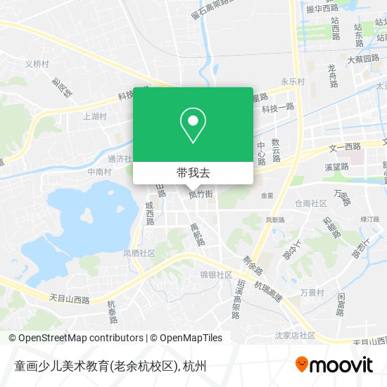 童画少儿美术教育(老余杭校区)地图
