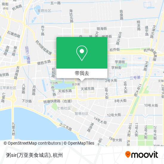 粥sir(万亚美食城店)地图