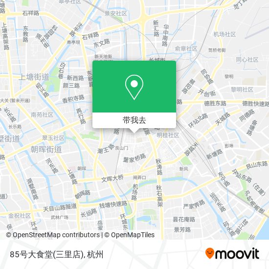 85号大食堂(三里店)地图