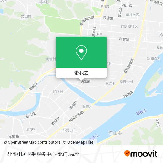 周浦社区卫生服务中心-北门地图