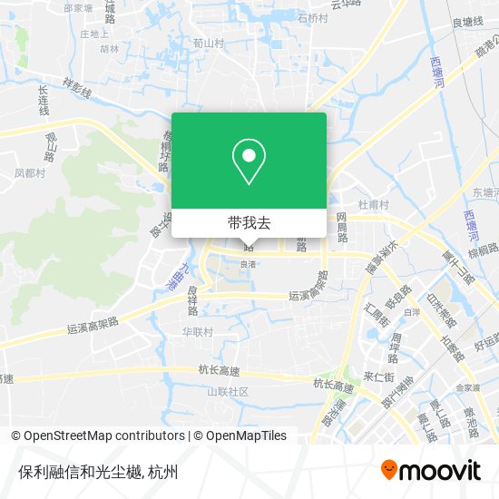 保利融信和光尘樾地图