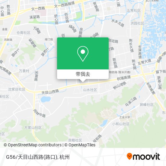 G56/天目山西路(路口)地图