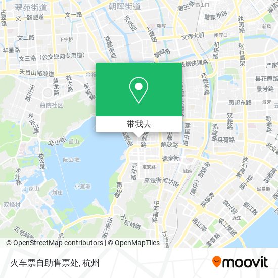 火车票自助售票处地图