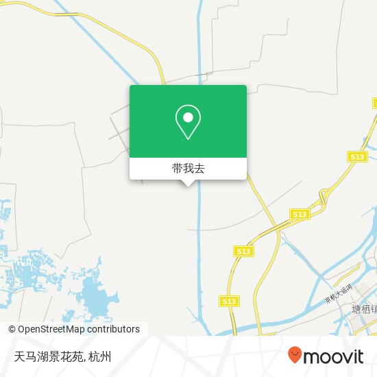 天马湖景花苑地图