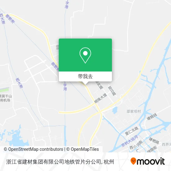 浙江省建材集团有限公司地铁管片分公司地图