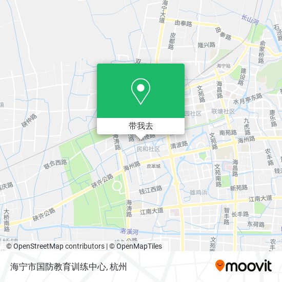 海宁市国防教育训练中心地图