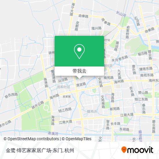 金鹭·缔艺家家居广场-东门地图