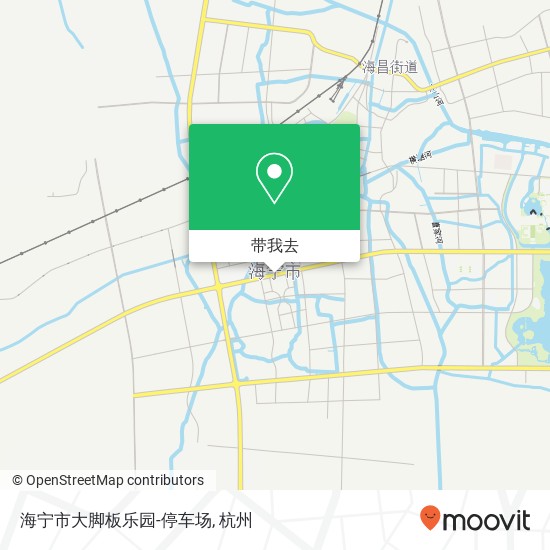 海宁市大脚板乐园-停车场地图