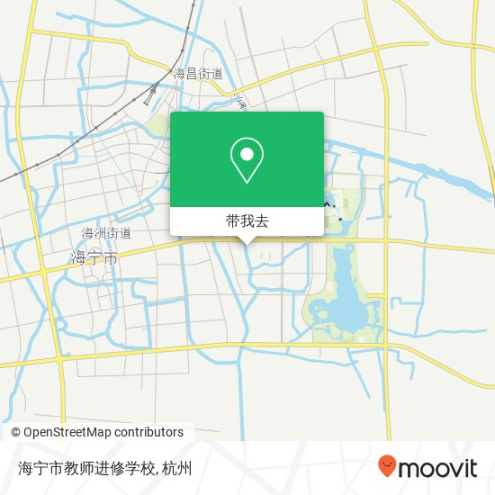 海宁市教师进修学校地图