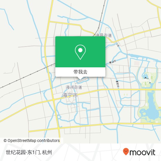世纪花园-东1门地图