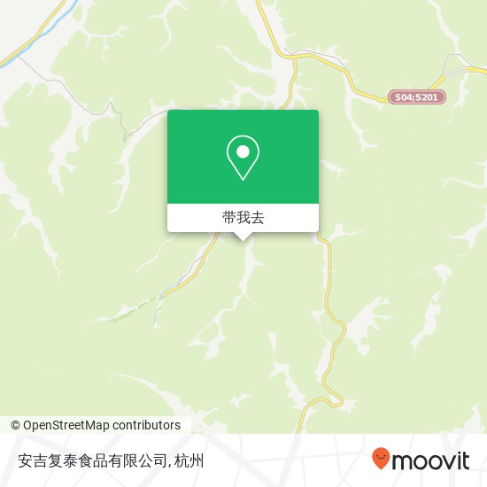 安吉复泰食品有限公司地图