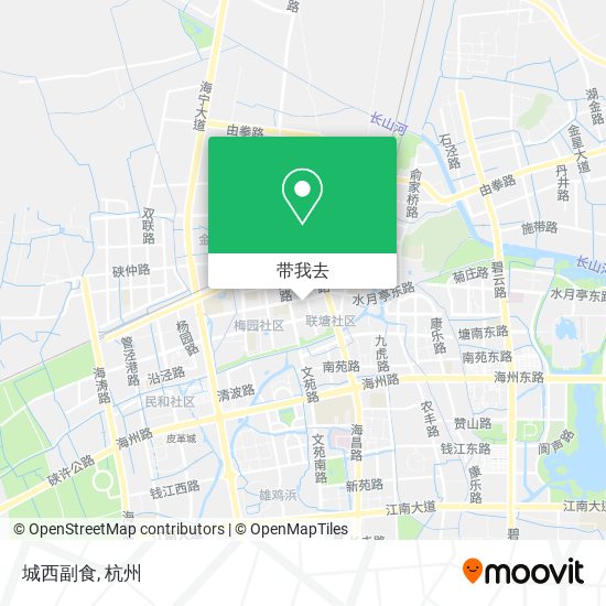 城西副食地图