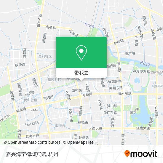 嘉兴海宁德城宾馆地图