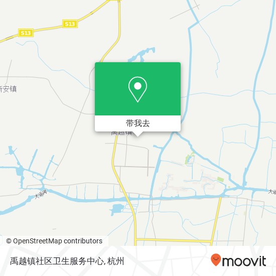 禹越镇社区卫生服务中心地图