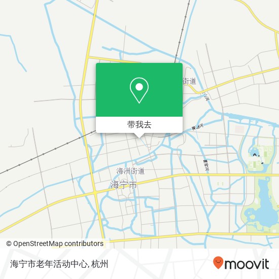 海宁市老年活动中心地图