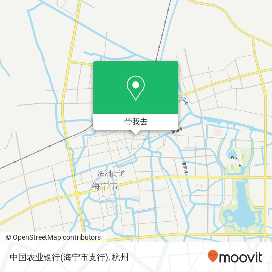 中国农业银行(海宁市支行)地图