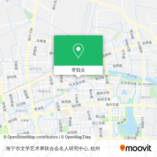海宁市文学艺术界联合会名人研究中心地图