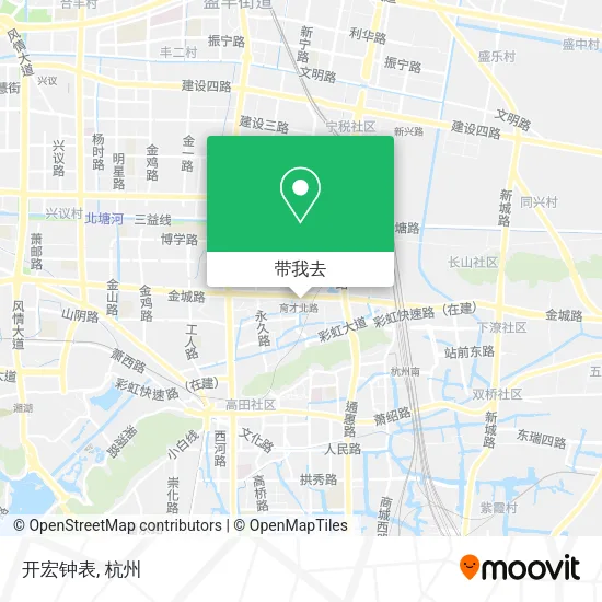 开宏钟表地图