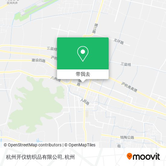 杭州开仪纺织品有限公司地图