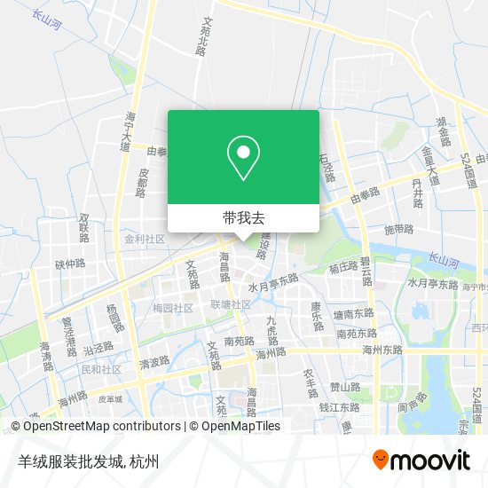羊绒服装批发城地图