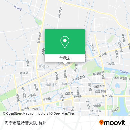 海宁市巡特警大队地图