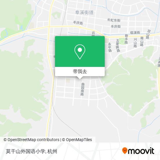 莫干山外国语小学地图