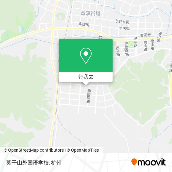 莫干山外国语学校地图