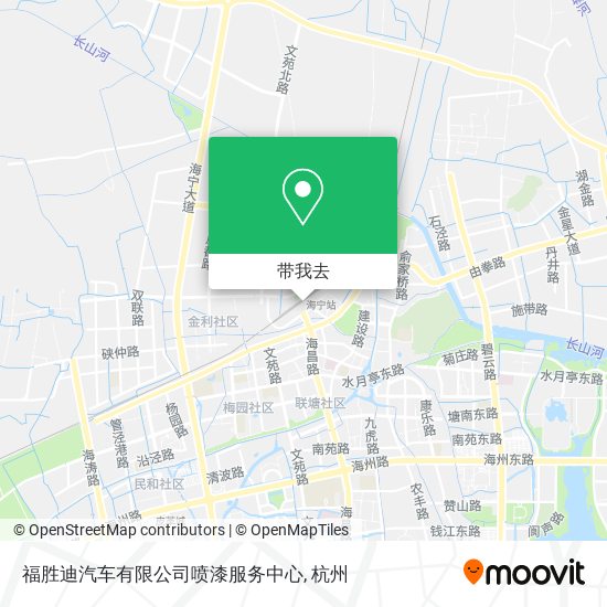 福胜迪汽车有限公司喷漆服务中心地图